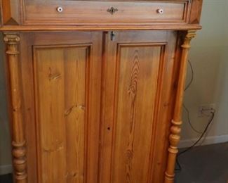 Late 1800's English \ Dutch closet stained Pine Ludlow, Shropshire