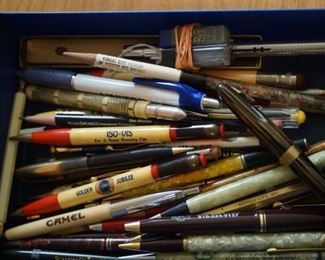 Collectible advertising pens  
