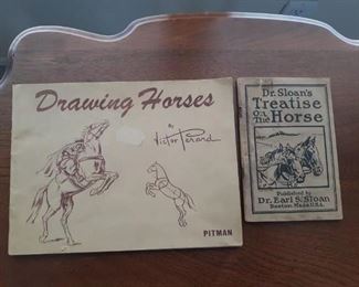 Drawing Horses by Victor Perard and Dr. Sloans Treatise On The Horse by Dr. Earl Sloan