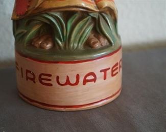 Alberta's vintage  Ceramic Firewater decanter 