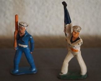 Vintage Cast Iron Military toys
