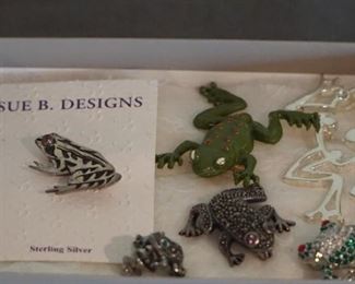 Frog Jewelry  pins