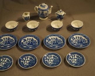 Miniature tea set made in Japan