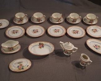 Japanese porcelain children's tea set