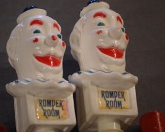 Plastic 1960's Romper room noise shakers with good color