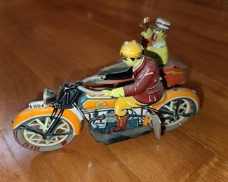 Tin Motorcycle Toy