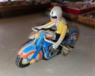Tin Motorcycle Toy