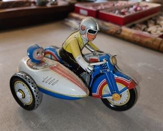 Tin Motorcycle Toy