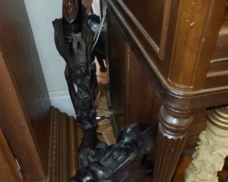 Carved Wooden Statues