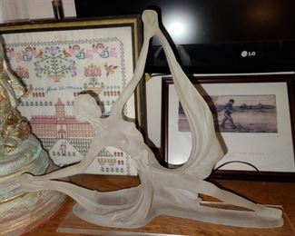 Acrylic Woman Figurine