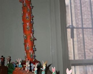 Bunny/Carrot Folk Art