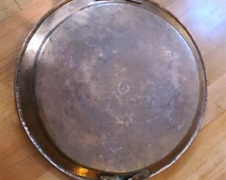 Antique Gustav Stickley Hammered Copper Tray
