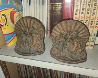 Brass Bookends