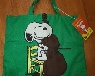 Vintage New Old Stock Snoopy Bag