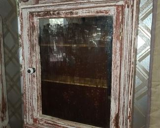 Antique Mirrored Cabinet
