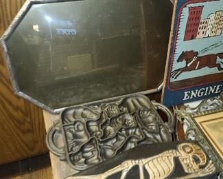 Carved Skeleton Trinket Box