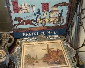 Fire Engine Co. No. 6 Sign