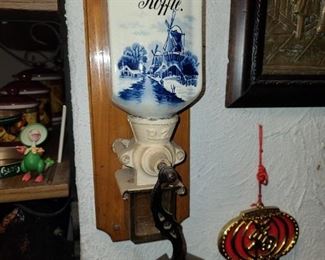 Antique European Coffee Grinder