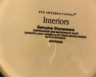 PTS International Genuine Stoneware