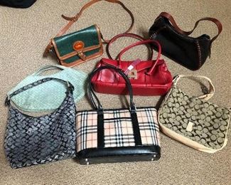Designer purses and wallets.....
