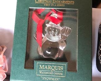 Waterford Christmas ornament