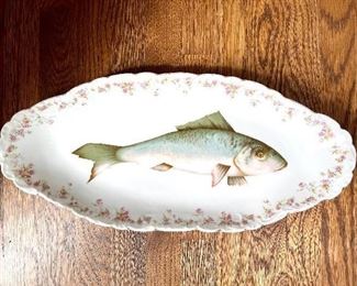 Set of Vintage Fish plates by LS&S Austria