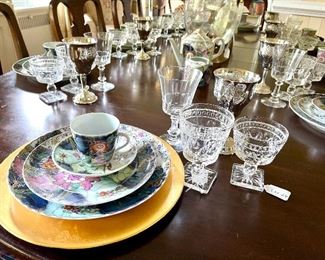 Tobaco Leaf China Set - Service for 8