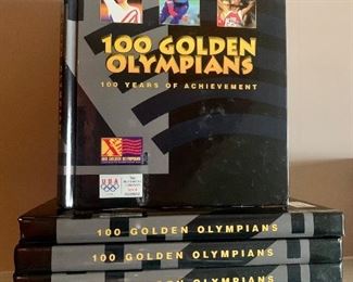 “100 Golden Olympians” book autographed by gold medalist Dan Jansen