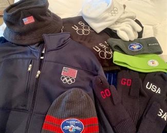 Outdoor wear with Olympic logos