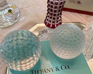 Tiffany & Waterford golf balls