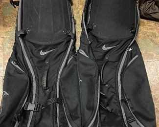 Two Nike travel golf cases 