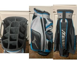 Almost new Mizuno 14 slot standing golf bag 