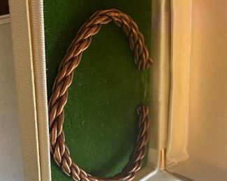 Copper vintage jewelry 