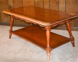 53. Wooden Coffee Table