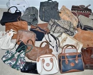 84. Group Lot Of Handbags