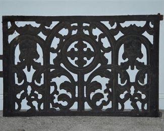 85. Vintage Wrought iron Fire Screen
