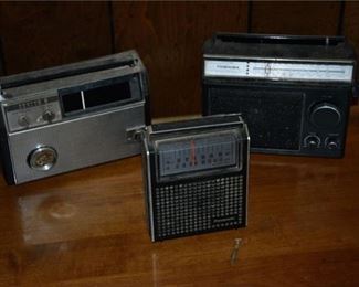 93. Three 3 Vintage Radios