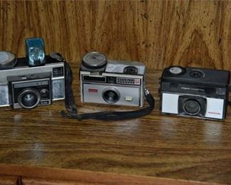 106. Three 3 Vintage Cameras