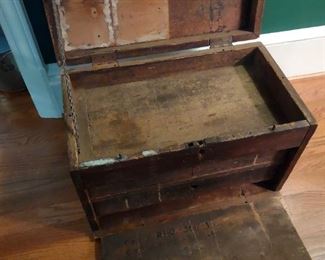 Primitive machinist or jewelers chest