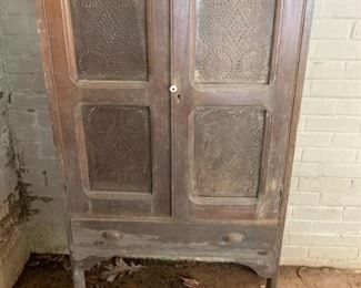 Early pie safe that needs restoration
