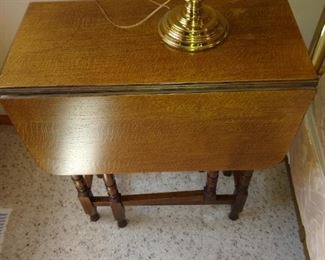 Antique drop leaf table