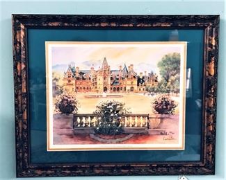 Ann Vasilik Biltmore Painting Signed  Numbered