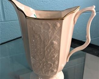 Lenox Pitcher with Gold Trim