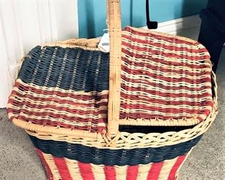 Patriotic Picnic Basket