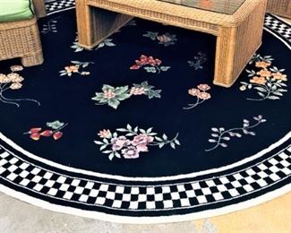 Round Porch Rug