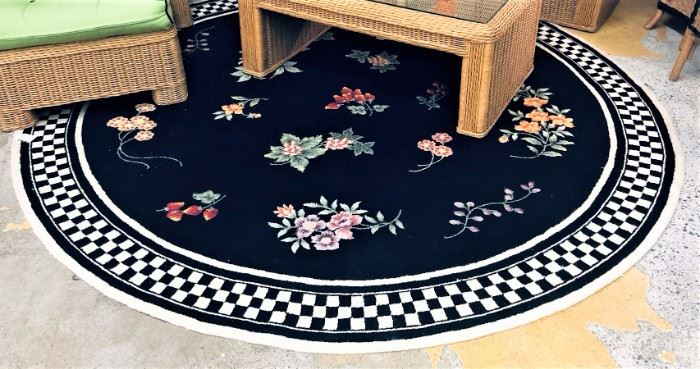 Round Porch Rug