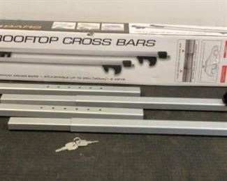 Located in: Chattanooga, TN
MFG Cargoloc
Rooftop Cross Bars
Fits Most Vehicles
150 Lb Load Capacity
Adjustable Up To 55"
*Keys Included*
**Sold As Is Where Is**