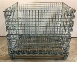 Located in: Chattanooga, TN
Metal Wire Warehouse Basket
Size (WDH) 47"W x 40-1/2"D x 42-1/4"H
**Sold As Is Where Is**