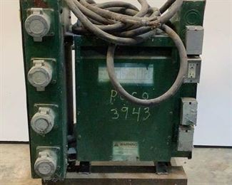 Located in: Chattanooga, TN
MFG General Electric
Power (V-A-W-P) 480V
Portable Power Station
Size (WDH) 30-1/2"Wx24"Dx41-1/2"H
**Sold As Is Where Is**

SKU: H-FLOOR
Unable to Test