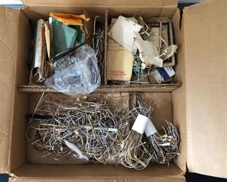 Antique Pince Nez glasses / parts & wires / huge mixed lot